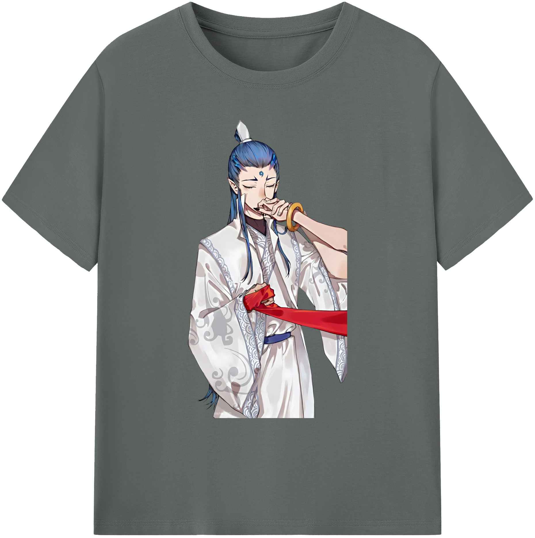 （画像用） Ne Zha 2 ナタ 魔童の大暴れ 綿100％ メンズ半袖Tシャツ｜肌触りやわらか＆通気性